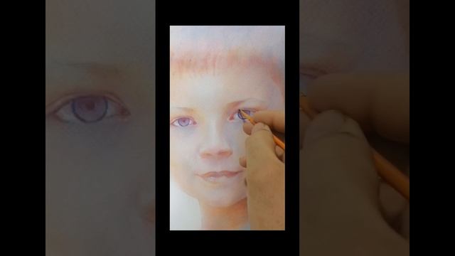 1 Урок портрета #рисую портрет,#процес портрета,#урок портрета