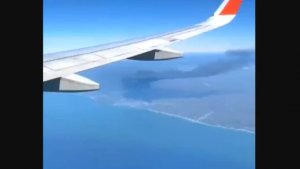 ТУАПСЕ ИЗ САМОЛЁТА. КАДРЫ ПОЖАРА.