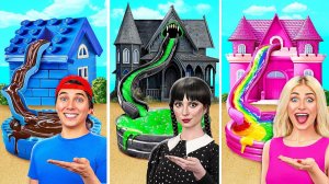 Домики Одного Цвета Челлендж # Смешные Моменты от Jelly DO Challenge