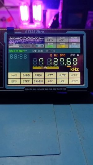 Небольшой обзор возможностей приемника #ats25ultra #ats25 #hamradio #ft8 #ft4 #cw #sstv