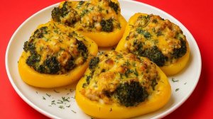 ТАКУЮ ВКУСНЯШКУ ГОТОВЛЮ ВСЕГО ЗА 20 МИНУТ! СЪЕДАЮТ МГНОВЕННО! Перец в духовке рецепт.