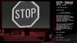 SCP-5842 │ Sentient Stop Sign │ Keter │ TeleportationUncontained SCP-854x480-avc1-mp4a