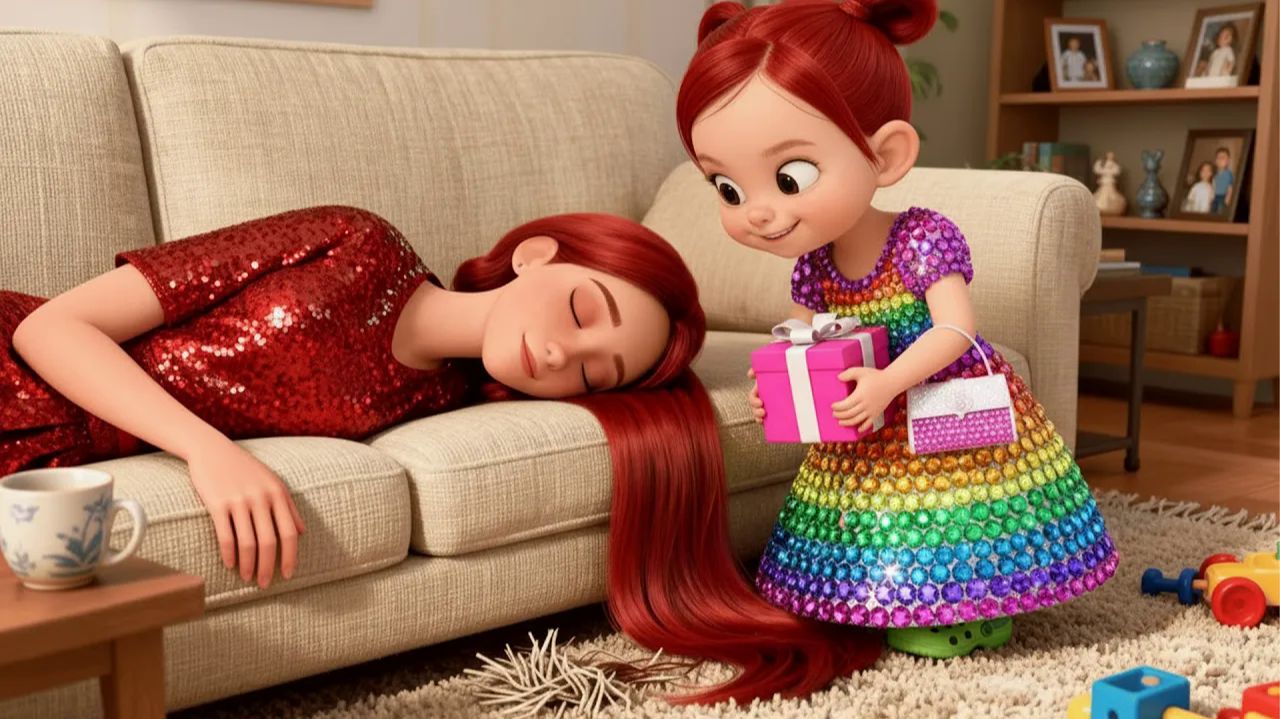 ⚡Непослушная Мира стрижёт маму, чтобы купить Куроми👿｜ Kpop Demon Hunter Story