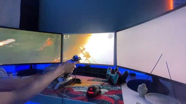 Настройка и гемплей с использованием Mad Catz F.L.Y. 5 Flight Stick