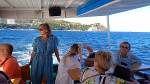 Морская экскурсия к мысу Плака. Гурзуф, Крым.