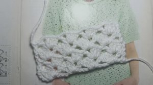 Красивый узор из веерков.