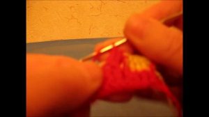 Вязание крючком узора «шахматка «