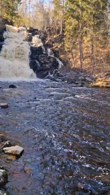 Водопад Белые мосты. Карелия
