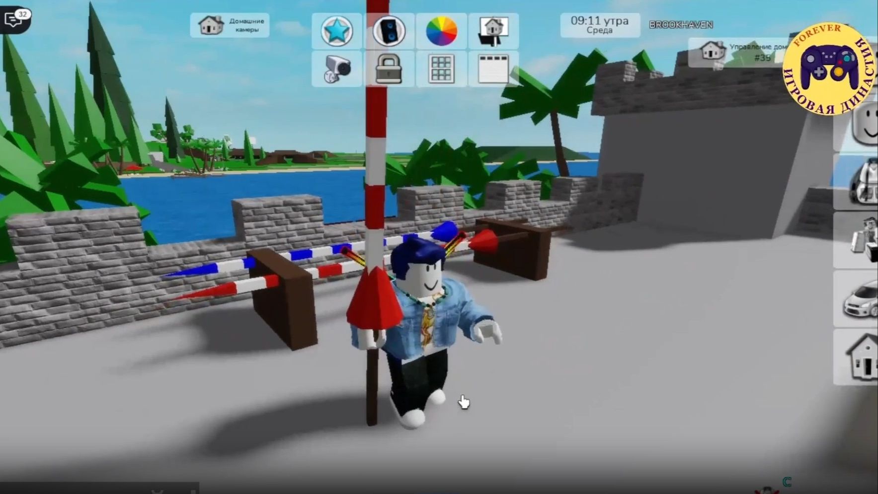 Играем в Брукхейвен Brookhaven RP - тур по моему замку