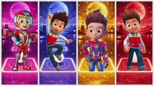 🐶 КТО НАСТОЯЩИЙ? Райдер против 4 Райдеров! 🔥 Битва Клонов в Плитках Музыки ЭДМ Раш! 🎹