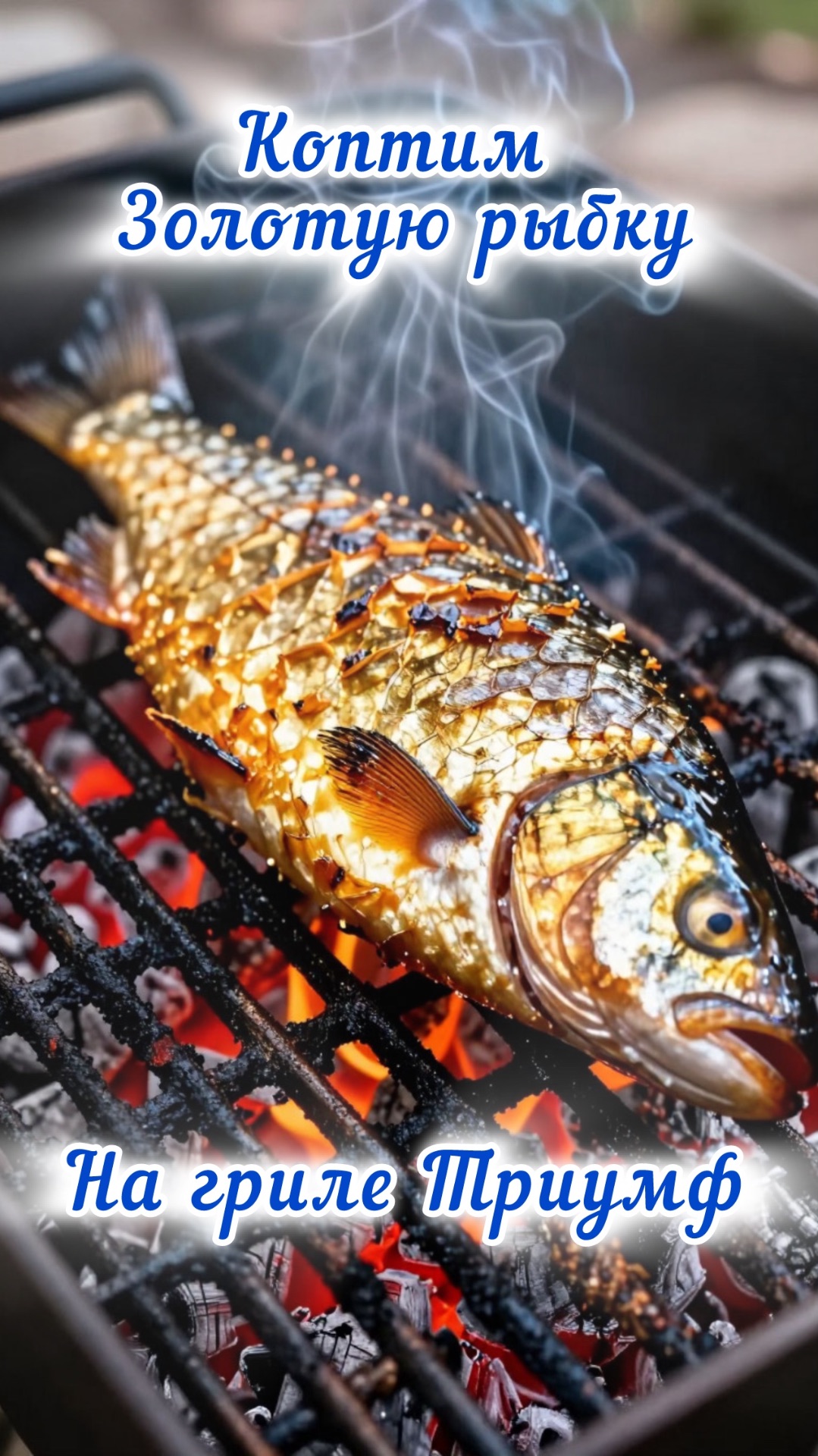 Коптим рыбу на гриле Триумф
