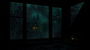 🌧️ Звуки дождя для сна | Ночная атмосфера и глубокого расслабления