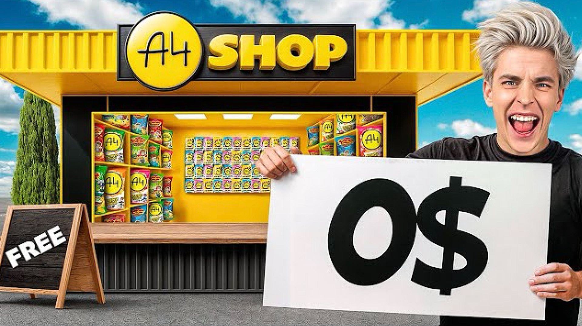 Я открыл БЕСПЛАТНЫЙ МАГАЗИН А4 ! Влад Бумага А4 Видео Влада Влад а4 Бумага а4 А 4