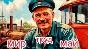 Поздравляю с Первомаем. Роскошная музыкальная открытка.