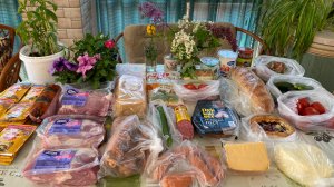 #Покупки продуктов и цветов на рынке, в Магните, Пятерочке🛒🛍️