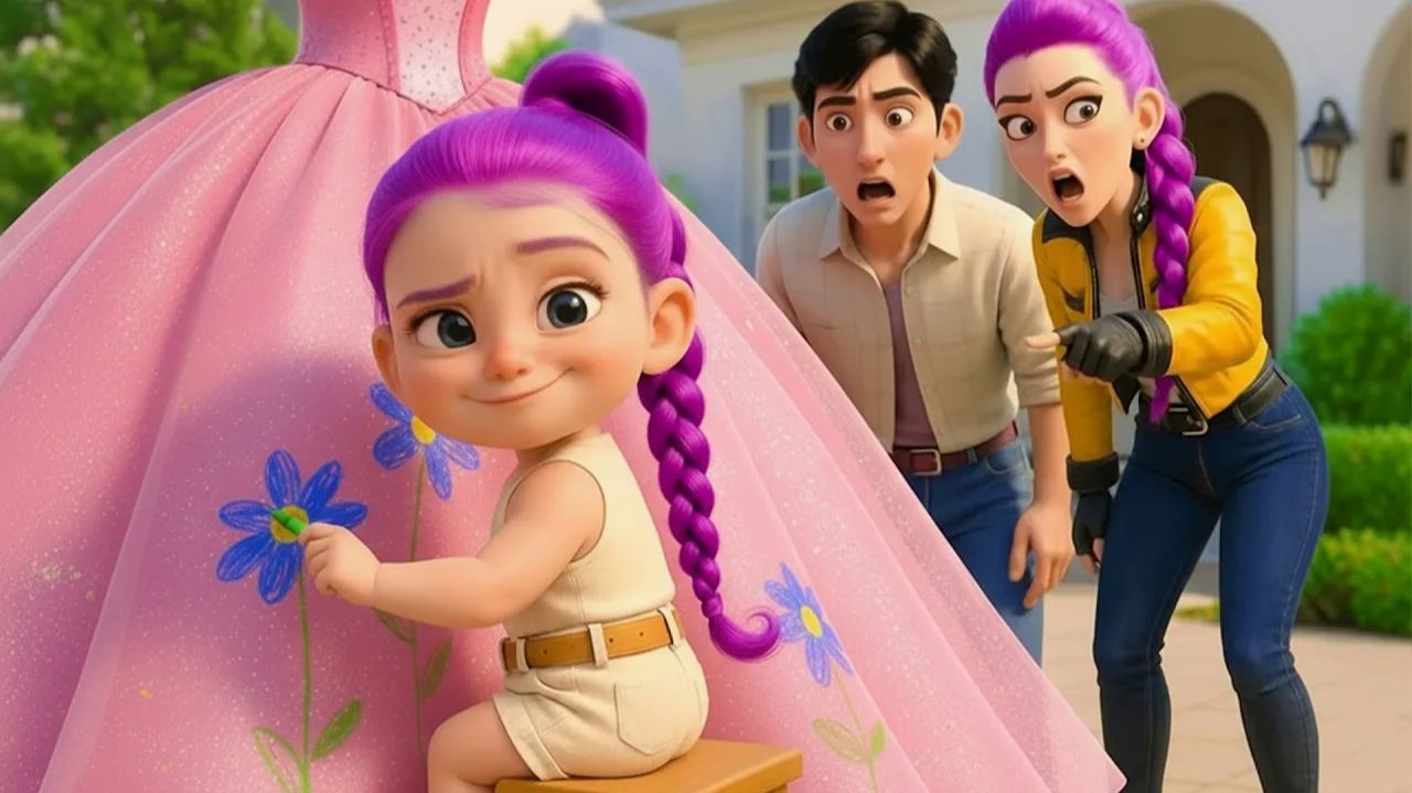 Руми мечтает о живописи  Руми озорно рисует картины повсюду