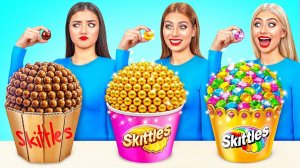 Бедная vs Богатая vs Ультра Богатая еда Челлендж # Смешные Челленджи от Jelly DO Challenge