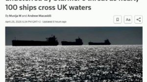 ‼️🇷🇺🇬🇧 Российский «теневой флот» не испугался Стармера, около 100 судов прошли британские воды,