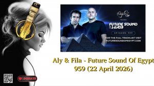 Aly & Fila - Future Sound Of Egypt 959 (22 April 2026)