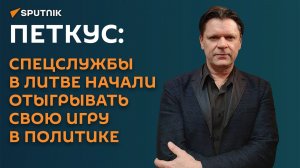 Петкус: спецслужбы в Литве начали отыгрывать свою игру в политике