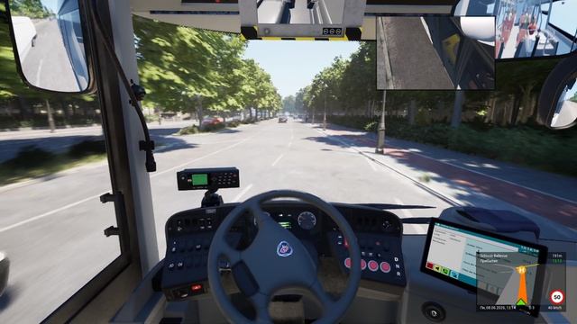 THE BUS. Катаем по Берлину на Scania LF 12M 3D. Маршрут  100