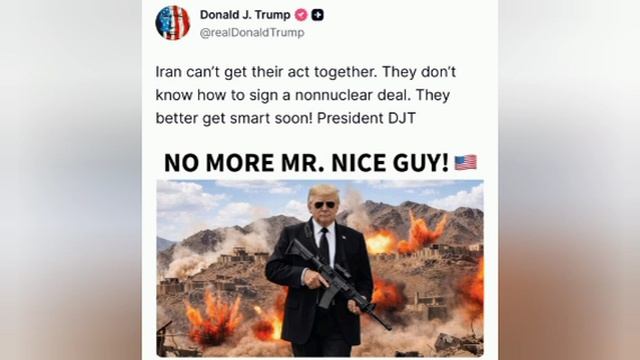 Ирану лучше поумнеть  и поскорее!  Трамп

Иран никак не может взять себя в руки. Они не зна