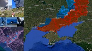 Карта боевых действий. Очередной удар по Туапсе в ночь с 27 на 28 апреля