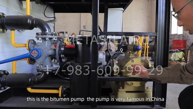 Автоматическая машина для плавления битума, модель 4 порта подачи