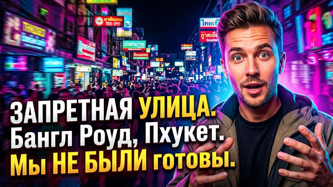 ЗАПРЕТНАЯ УЛИЦА. Бангл Роуд, Пхукет. Мы НЕ БЫЛИ готовы. 😳