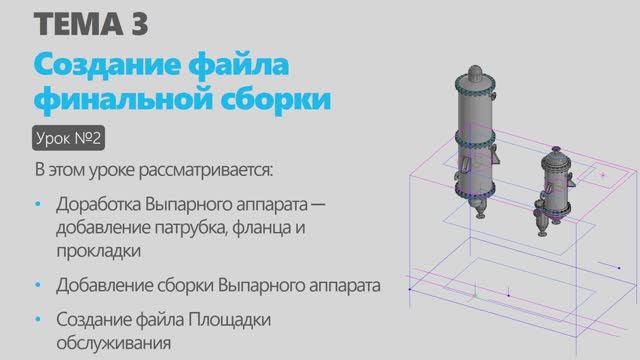 Тема 3. Урок 2. Создание файла финальной сборки в КОМПАС-3D