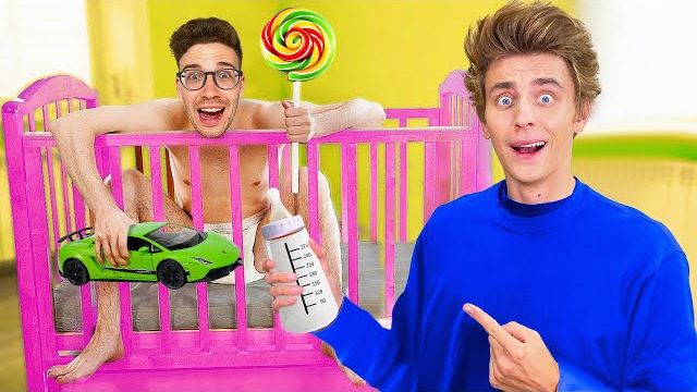 СЕРЕГА А4 Стал РЕБЕНКОМ на 24 Часа ! Влад Бумага А4 Видео Влада Влад а4 Бумага а4 А 4