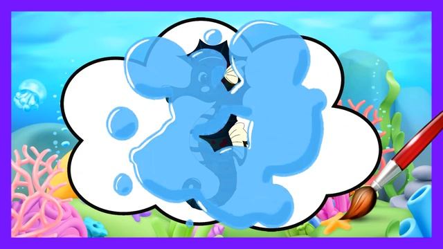 Морские животные !  Развивающие мультики для детей  Учим животных