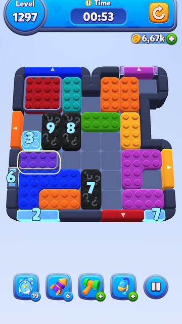 Color Block Jam 1297 Уровень