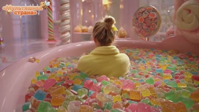 В какой ванной хотели бы полежать? Залипательная ИИ - анимация.