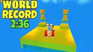 Установил рекорд 2:36/прохождение Super Bear Adventure🐻