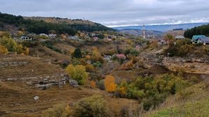 Кисловодск. Осень. 3. Комсомольский парк, Старое озеро, Лермонтовская скала и водопад