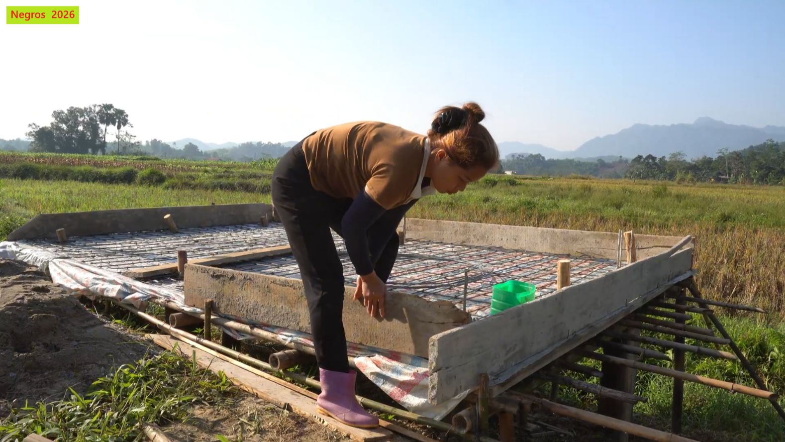 София 58. София сооружает еще один наблюдательный пункт на краю плантации.