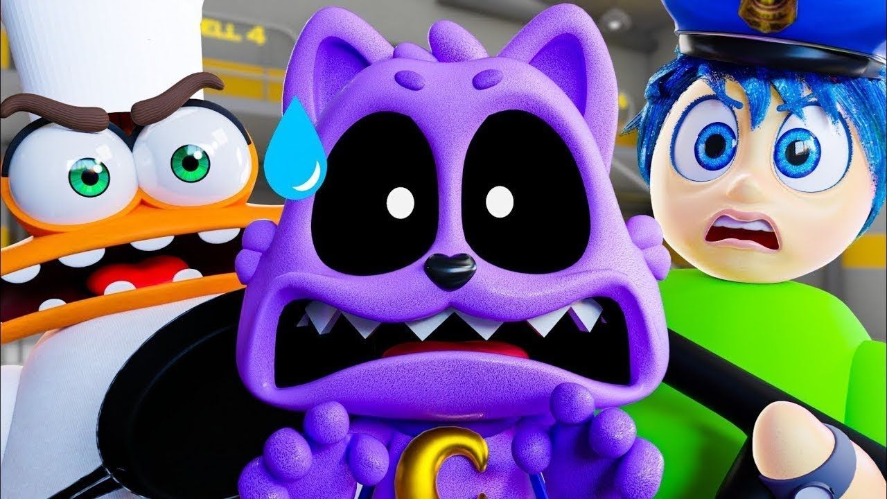 КОТ ДРЕМОТ: ПОБЕГ ИЗ ТЮРЬМЫ БАРРИ!!! Poppy Playtime 3 Анимации на русском