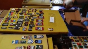 Очередные посылки значков.Подборка гербов республики Тыва.