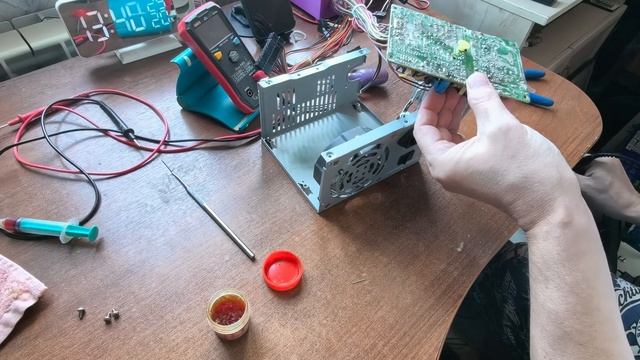 Ремонт блока питания на пк. Запуск перемычкой