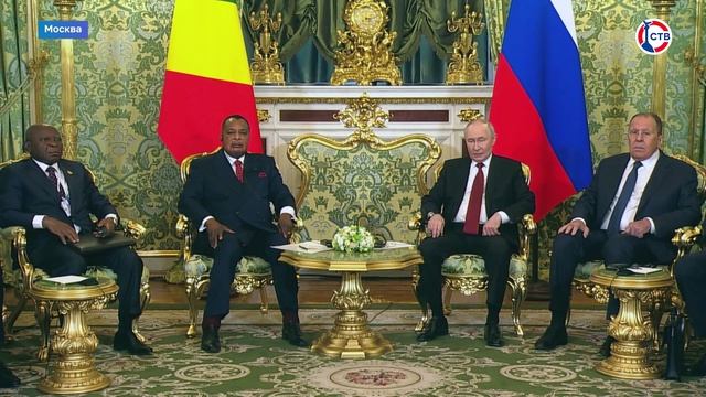 Президенты России и Конго обсудили вопросы сотрудничества двух государств