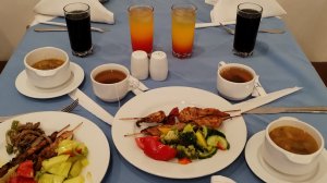 Ужин в Marlin inn azur resort