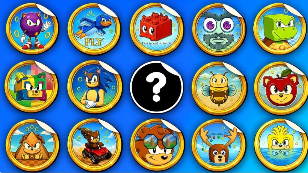 Все Наклейки Соника в Приключении Супер МедведяПрохождение игры Super Bear adventure