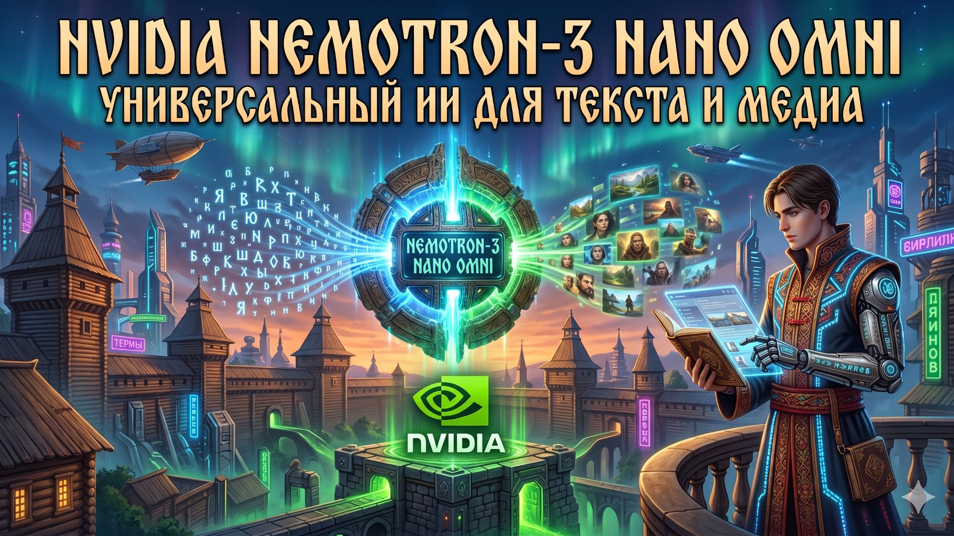NVIDIA Nemotron-3 Nano Omni Универсальный ИИ для текста и медиа
