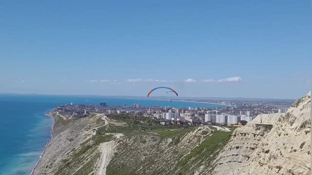 Анапа.Полёты на параплане