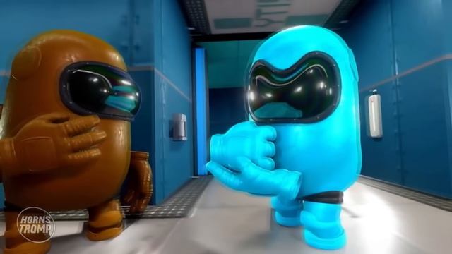 AMONG US 3D АНИМАЦИЯ - ПРЕДАТЕЛЬ НА КОРАБЛЕ!