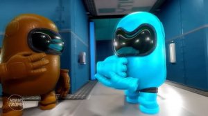 AMONG US 3D АНИМАЦИЯ - ПРЕДАТЕЛЬ НА КОРАБЛЕ!