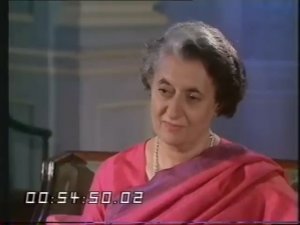 Indira Gandhi prime minister of India 1966-1977 and 1980-1984 Interview, 1978