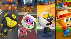 Говорящий Том бег за золотом, гонка на время, герои. Сборник. новая серия.Бегите, прыгайте и мчитесь