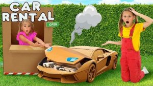 Картонные машинки для детей - Забавные истории для детей